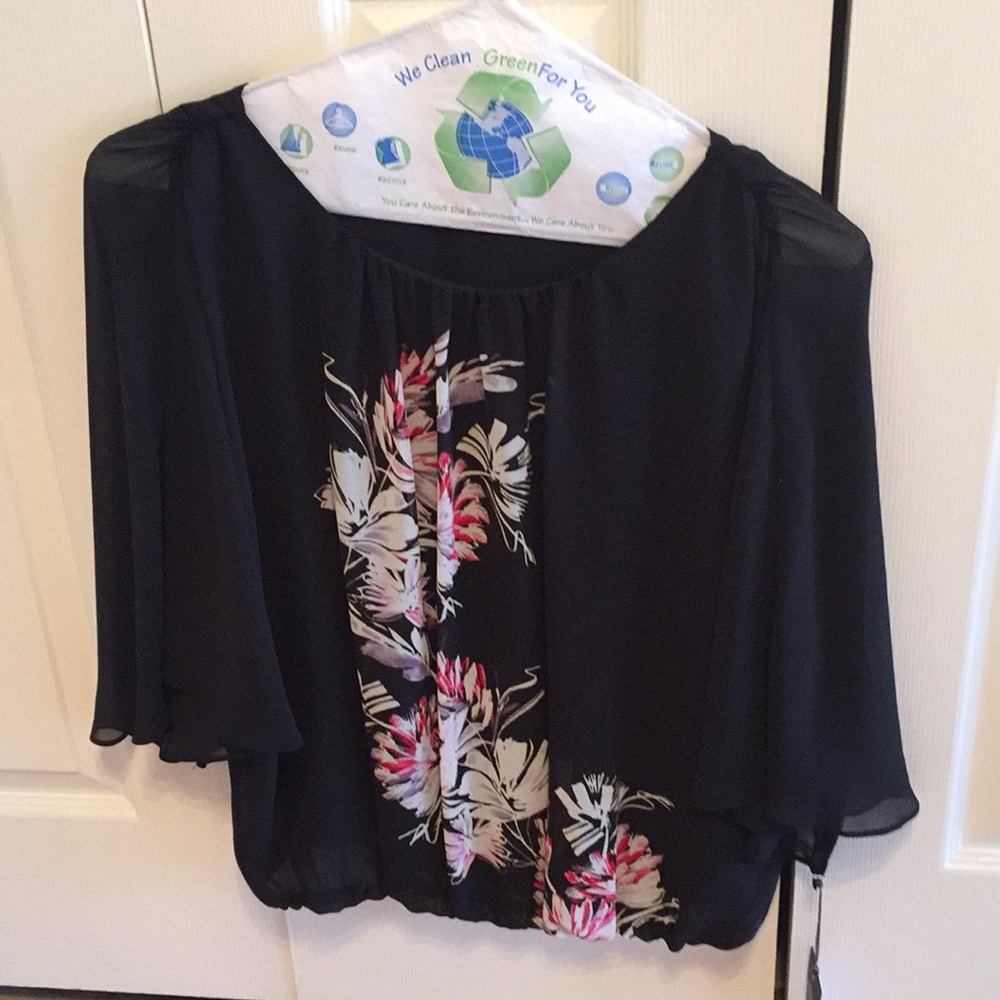 Poncho Style Blouse